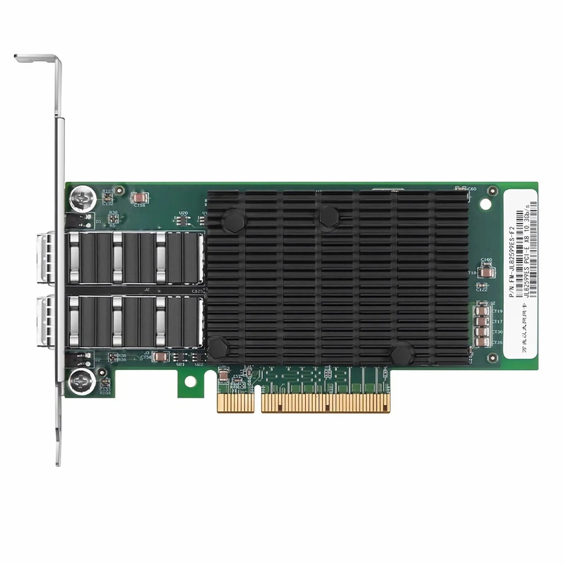 Intel 82599ES Based Ethernet Network Interface Card, 10G Dual-Port SFP+, PCIe 2.0 x8, Comparable to Intel X520-DA2, Full Height&Low Profile