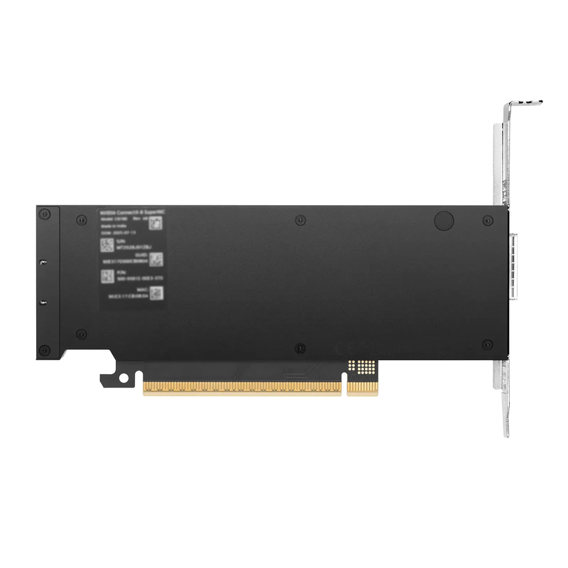 NVIDIA Mellanox C8180 900-9X81E-00EX-ST0 ConnectX®-8 InfiniBand & Ethernet Adapter Card Socket-Direct 800GbE XDR/2 x 400GbE, Single-Cage OSFP, PCIe6.0 x16, Crypto and Secure Boot, Tall&Short Bracket