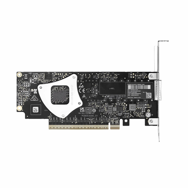 NVIDIA Mellanox MCX75310AAS-NEAT ConnectX®-7 InfiniBand & Ethernet Adapter Card 400GbE/NDR, Single-Port OSFP, PCIe 5.0 x16, Secure Boot, Tall&Short Bracket