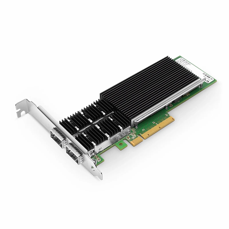 Intel XL710-BM2 Based Ethernet Network Interface Card, 40G Dual-Port QSFP+, PCIe 3.0 x 8, Comparable to Intel XL710-QDA2, Full Height&Low Profile