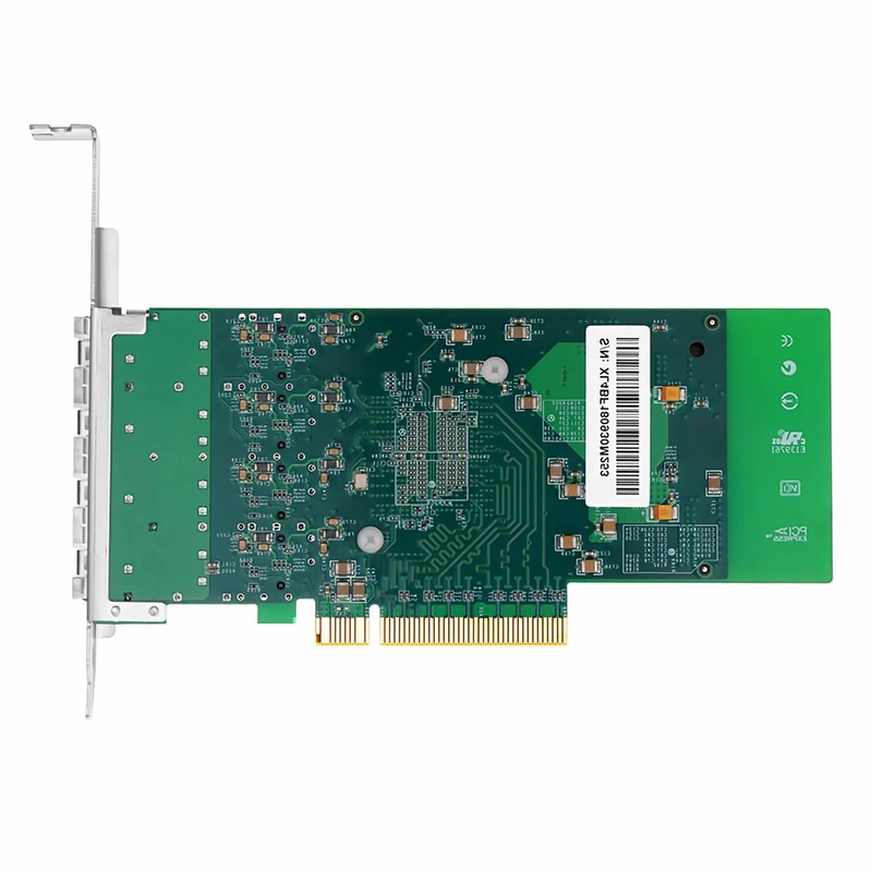 Intel XL710-BM1 Based Ethernet Network Interface Card, 10G Quad-Port SFP+, PCIe 3.0 x 8, Comparable to Intel X710-DA4, Full Height&Low Profile