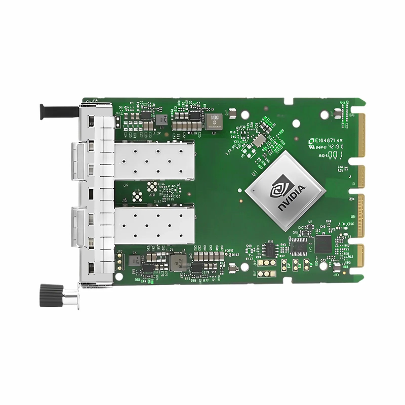 NVIDIA Mellanox MCX623436AN-CDAB ConnectX®-6 Dx EN Network Interface Card, 100GbE Dual-Port QSFP56, OCP3.0, PCIe4.0 x 16, No Crypto, Thumbscrew (Pull Tab) Bracket