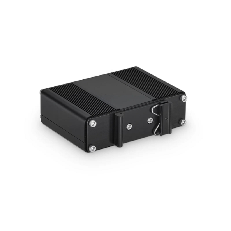 Unmanaged 2 x 10/100/1000Base-T RJ45 to 1 x 100/1000Base-X SFP Gigabit Ethernet PoE+ PD with USB DC Output Media Converter