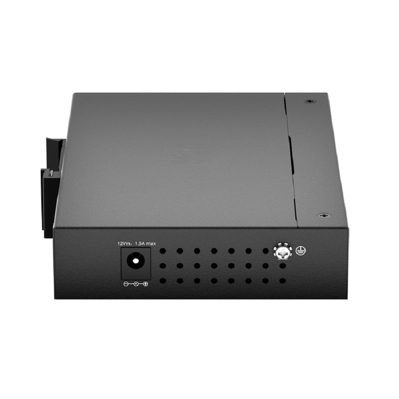 Managed 1x 10GBase-X to 1x 10GBase-X 2SFP+ 10Gigabit Ethernet Media Converter, American Plug Standard