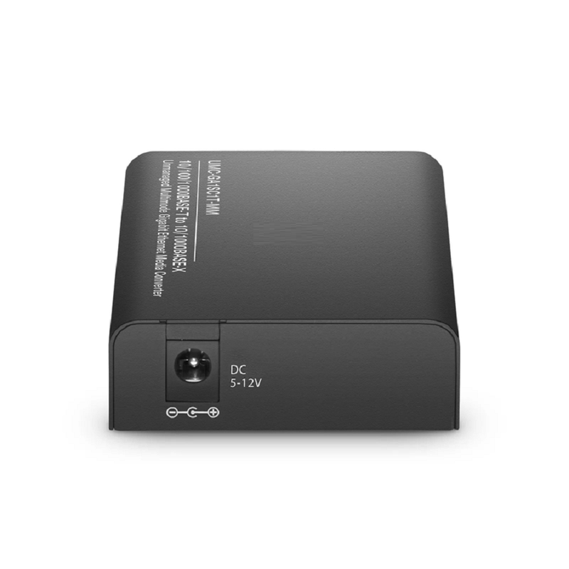 Mini Unmanaged 1x 100M/1G/2.5G/5G/10GBase-T RJ45 to 1x 10GBase-X SFP+ 10Gigabit Ethernet Media Converter, British Plug Standard