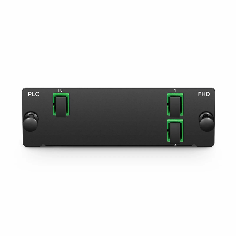 1 x 2 PLC Fiber Splitter, Standard FHDâ„¢ Cassette SC/APC, Singlemode, for Optical LAN