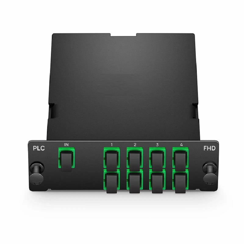 1 x 2 PLC Fiber Splitter, Standard FHDâ„¢ Cassette SC/APC, Singlemode, for Optical LAN