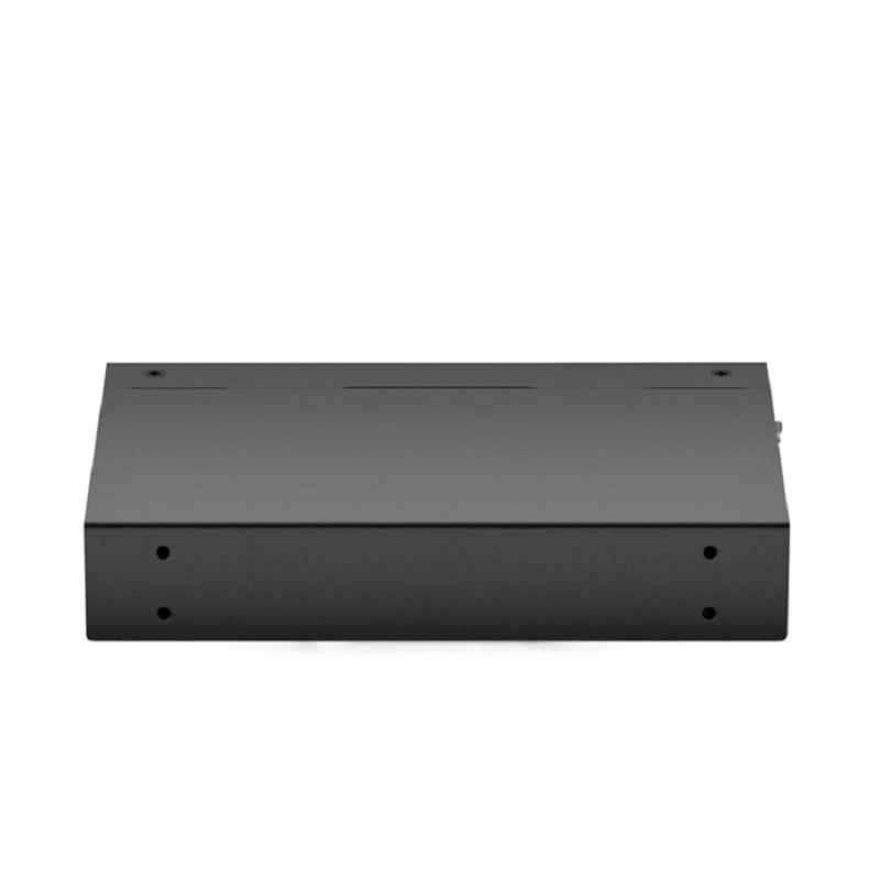 Managed 1x 100M/1G/2.5G/5G/10GBase-T RJ45 to 2x 10GBase-X SFP+ 10Gigabit Ethernet Media Converter, British Plug Standard