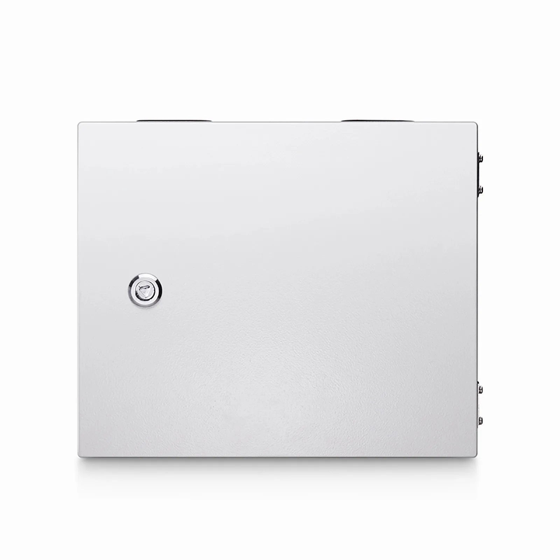 24 Fibers Optic Distribution Box, SC A/U and LC, Steel, Wall Mount, Indoor