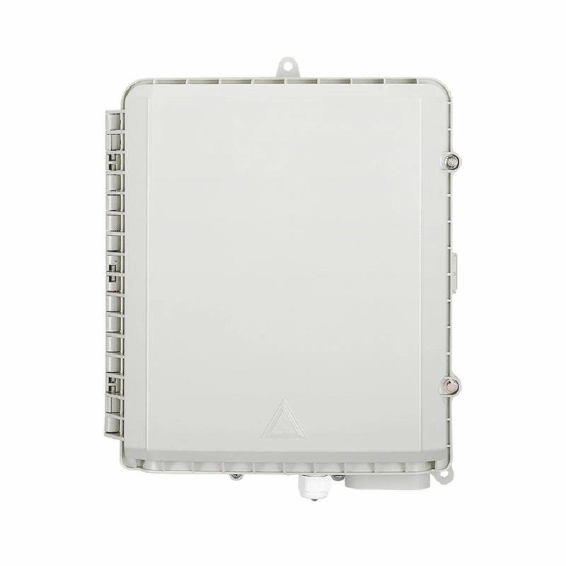 16 Fibers Optic Distribution Box, SC/A, Plastic, Wall/Pole Mount, Indoor and Outdoor