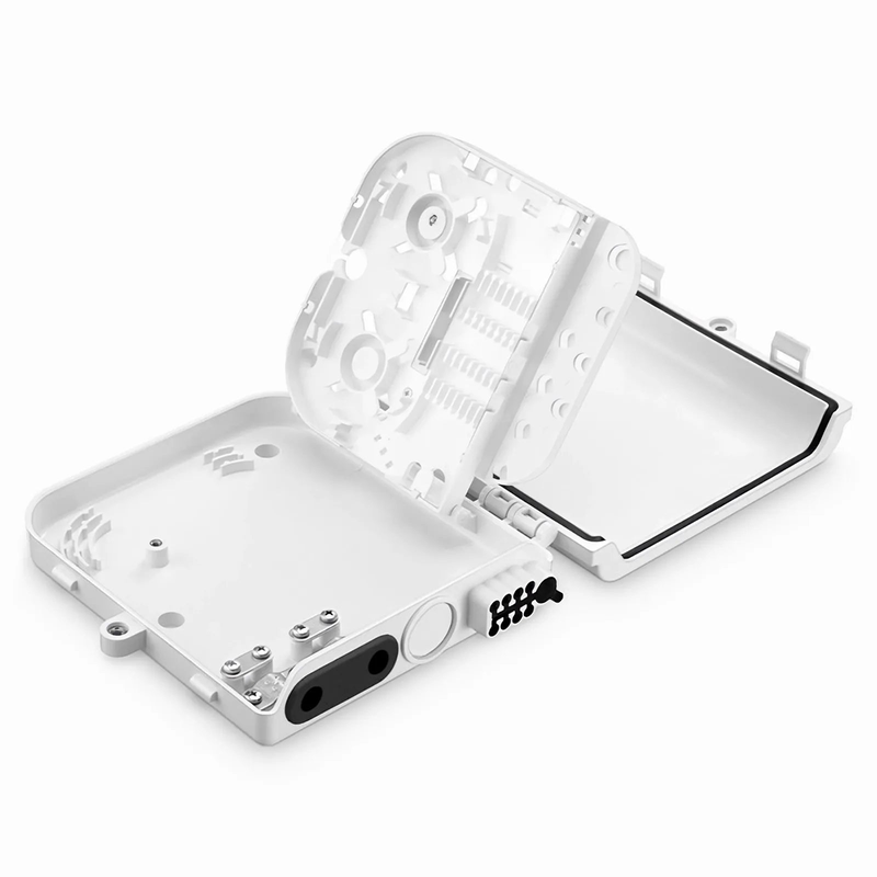 8-fiber Optic Terminal Box, SC Simplex/LC Duplex, IP55, Wall/Pole Mount, Indoor and Outdoor