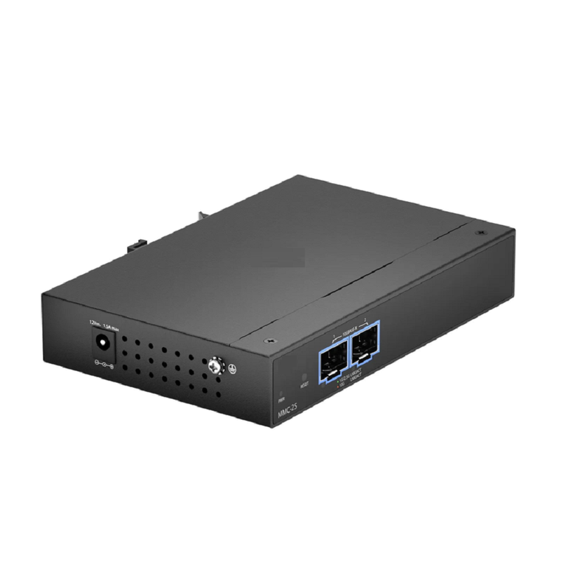 Managed 1x 10GBase-X to 1x 10GBase-X 2SFP+ 10Gigabit Ethernet Media Converter, American Plug Standard