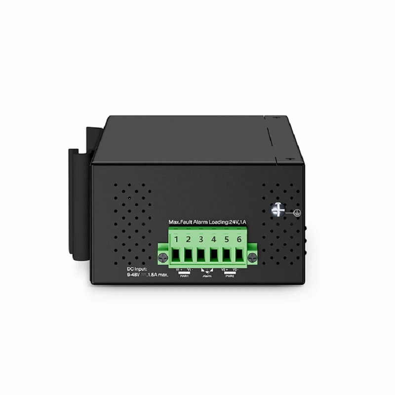 Industrial Managed 2x 100M/1G/2.5G/10GBase-X SFP+ 10Gigabit Fiber Media Converter