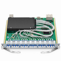 Customized 8 Channels Active DWDM Mux Demux, 100GHz, with Monitor Port and Cascade Port, LC/UPC, Dual Fiber, MS8100 Plug-in Module