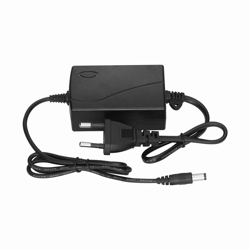 Mini Unmanaged 1x 100M/1G/2.5G/5G/10GBase-T RJ45 to 1x 10GBase-X SFP+ 10Gigabit Ethernet Media Converter, European Plug Standard
