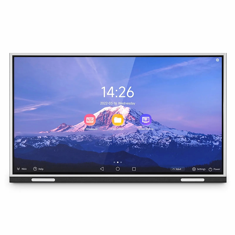 IWB-5386-S Interactive White Board with 4K UHD Anti-glare Display & 2 Pens, Support OTA Remote Upgrade & Screen Sharing, 86-Inch