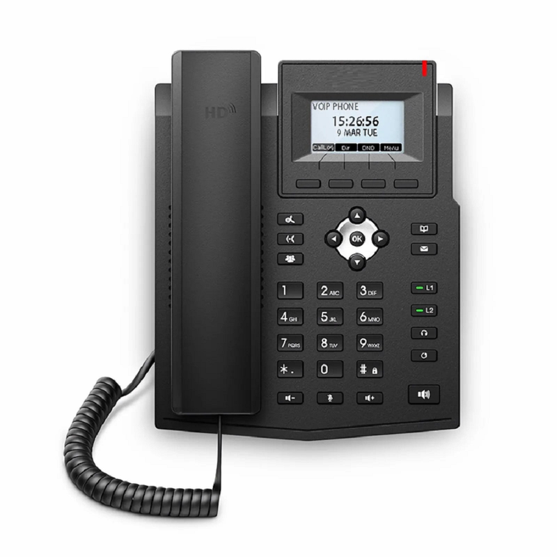 FIP-5112, VoIP Phone with 2.8-Inch Color LCD, 12 SIP Accounts, USB 2.0, Dual-Port Gigabit Ethernet, PoE