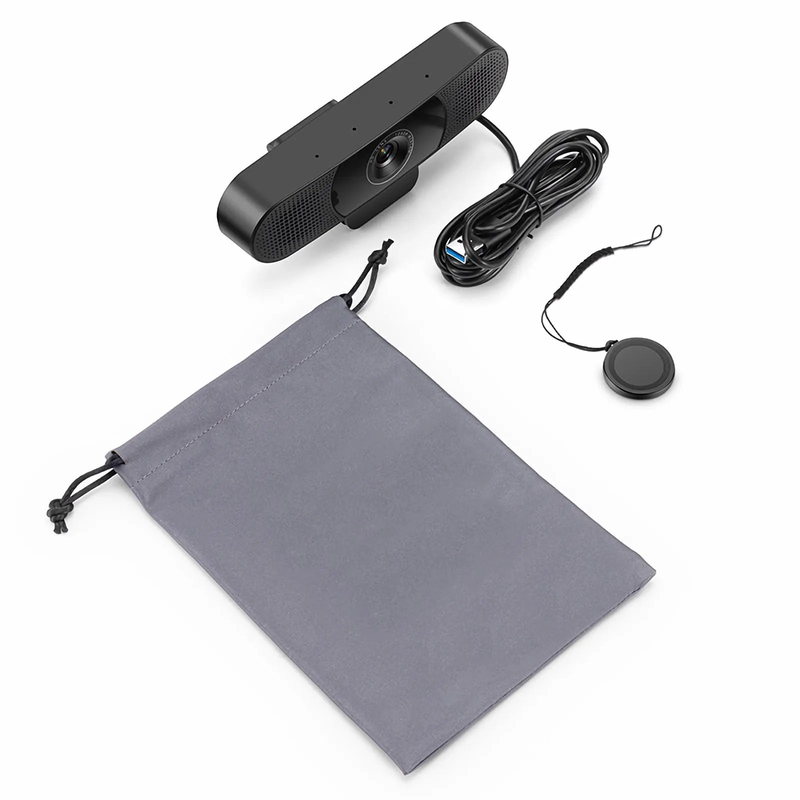 FC270S Full HD 1080p Webcam for Personal Video Calling and Conference, with 4 Microphones & 2 Speakers, USB Plug and Play