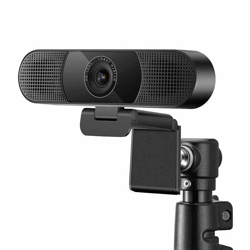 FC270S Full HD 1080p Webcam for Personal Video Calling and Conference, with 4 Microphones & 2 Speakers, USB Plug and Play
