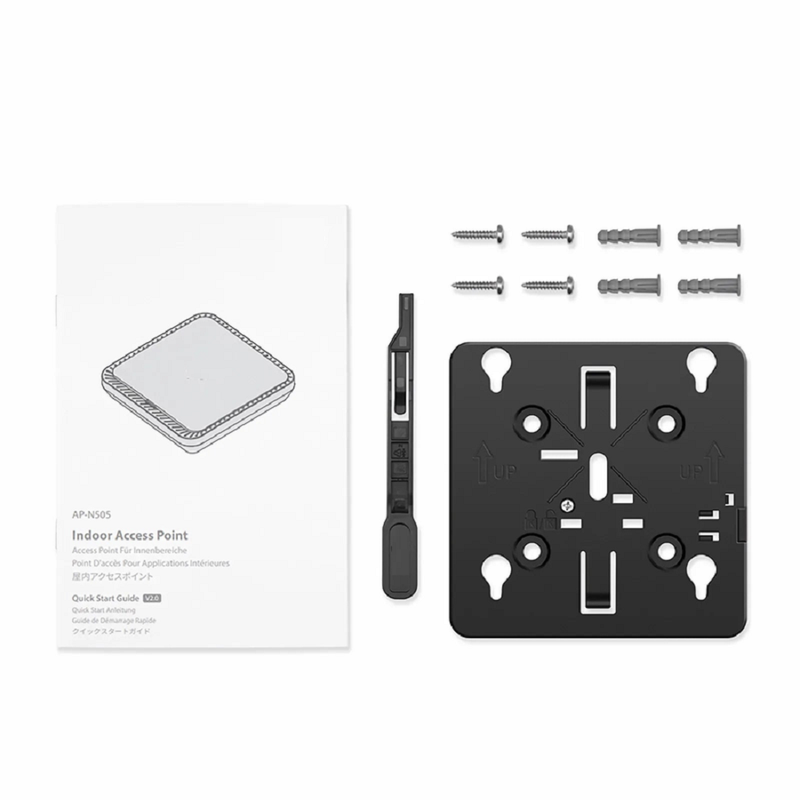 AP-N515, Cloud Managed Wi-Fi 6 802.11ax 5375 Mbps Indoor Access Point, Seamless Roaming & 4 × 4 MU-MIMO Dual Radios, Manageable via Airware, Controller or Standalone (Without PoE Injector)