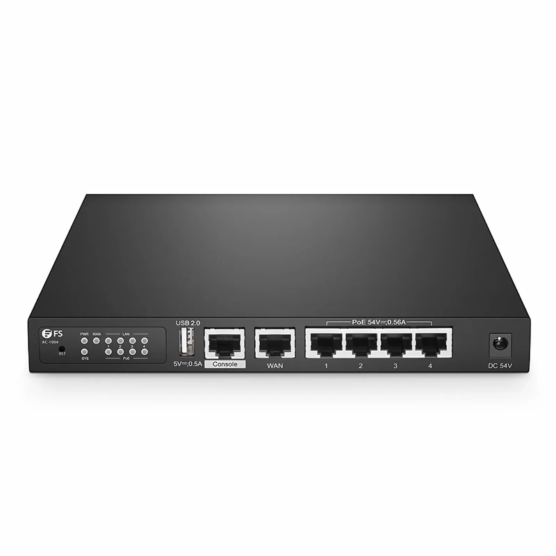 AC-1004, 802.11ax Wireless LAN Controller with 5 Gigabit Ethernet Ports, Seamless Wi-Fi Roaming, Manage up to 64 Wi-Fi 6 APs