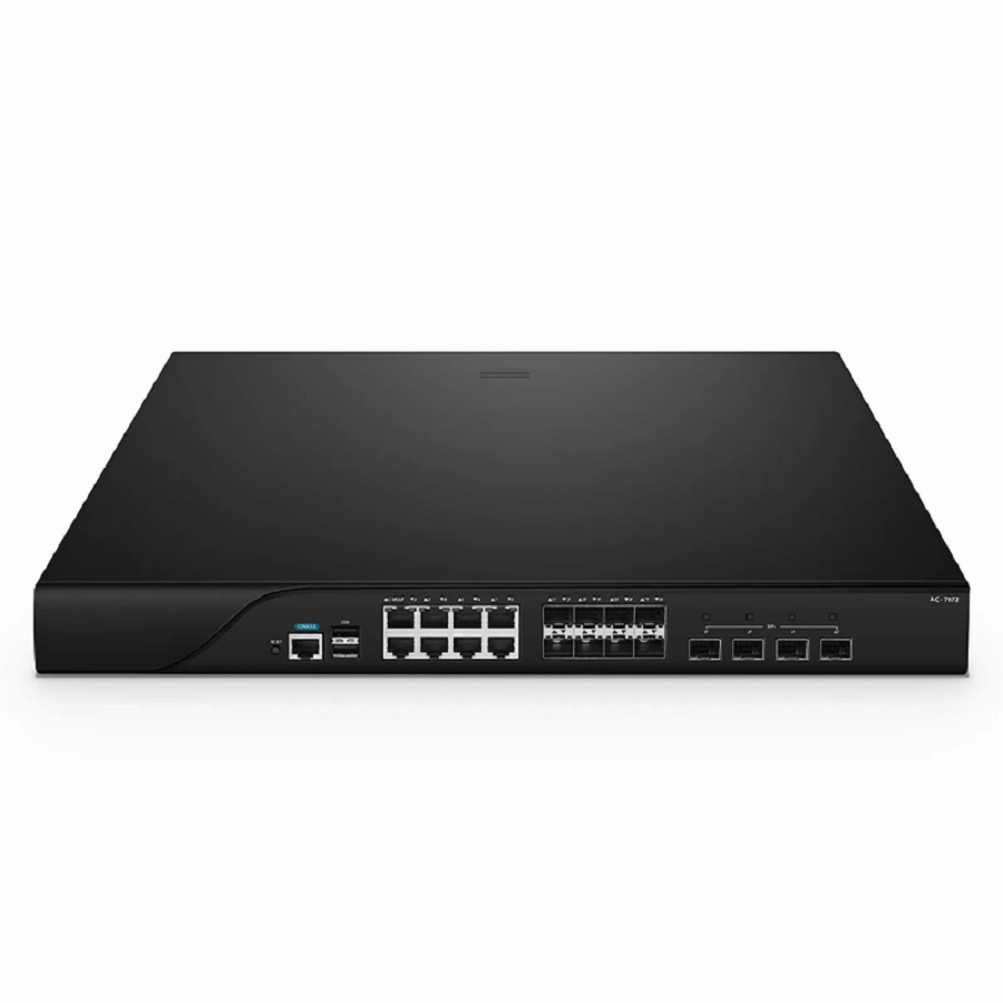 AC-7072, 802.11ax Wireless LAN Controller with 8 Gigabit Combo Ports, 4 x 10 Gb SFP+, Seamless Wi-Fi Roaming, Manage 128 APs by Default, Scale to Support up to 1152 APs