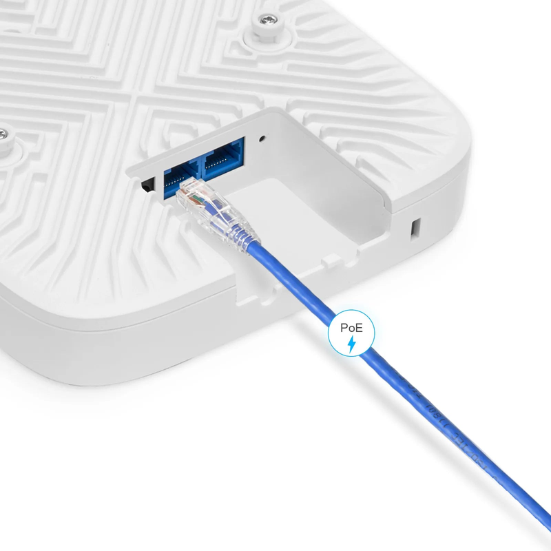 AP-N506, Wi-Fi 6 802.11ax 1800 Mbps Indoor Access Point, Seamless Roaming & 2 x 2 MU-MIMO Dual Radios, PicOS®, Manageable via AmpCon-Campus (Without PoE Injector)