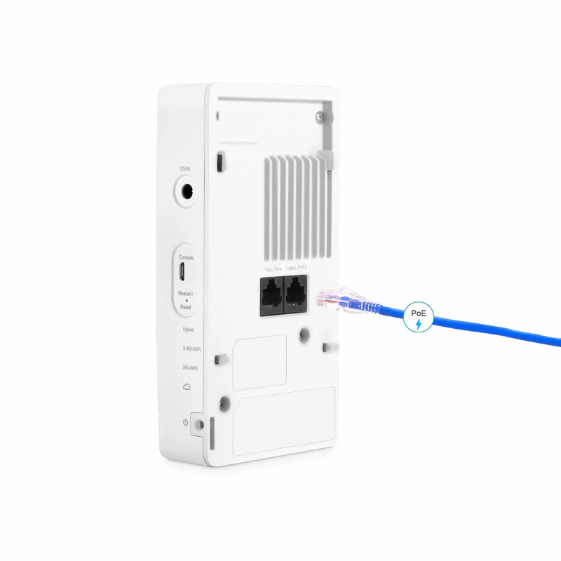 AP-N506H, Wi-Fi 6 802.11ax 3000 Mbps Indoor Access Point, Seamless Roaming & 2 x 2 MU-MIMO Dual Radios, PicOS®, Manageable via AmpCon-Campus (Without PoE Injector)