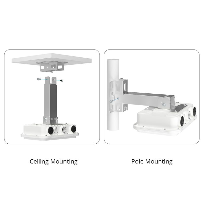 AP-T565, Cloud Managed Wi-Fi 6 802.11ax 2400 Mbps Outdoor Access Point, Seamless Roaming & 2 x 2 MU-MIMO Dual Radios, Built-in Omni-Directional Antenna, Manageable via Airware, Controller or Standalone (Without PoE Injector)