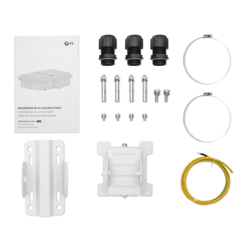 AP-T565, Cloud Managed Wi-Fi 6 802.11ax 2400 Mbps Outdoor Access Point, Seamless Roaming & 2 x 2 MU-MIMO Dual Radios, Built-in Omni-Directional Antenna, Manageable via Airware, Controller or Standalone (Without PoE Injector)