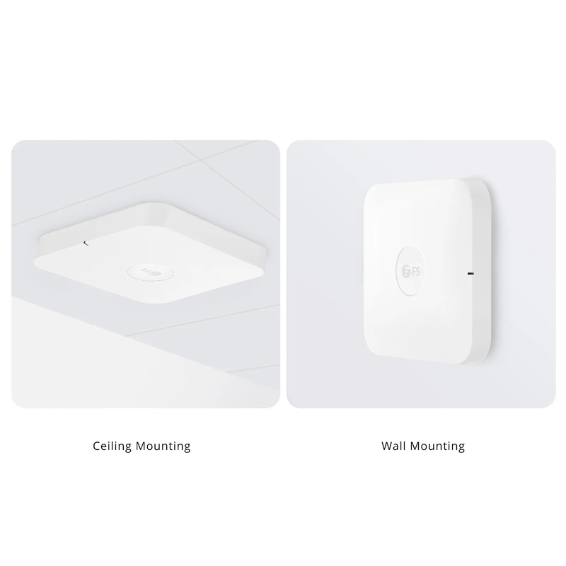 AP-N716, Wi-Fi 7 802.11be 9300 Mbps Indoor Access Point, Seamless Roaming & 2 x 2 MU-MIMO Three Radios, PicOS®, Manageable via AmpCon-Campus (Without PoE Injector)