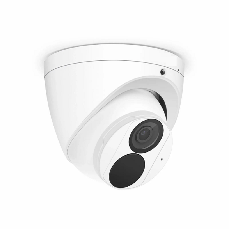 IPC301-8M-T Turret Camera, with Fixed 4.0mm Lens, 8MP Resolution, Built-in Mic, 98ft Night Vision, Smart Behavior Detection, IP67 PoE Network Camera