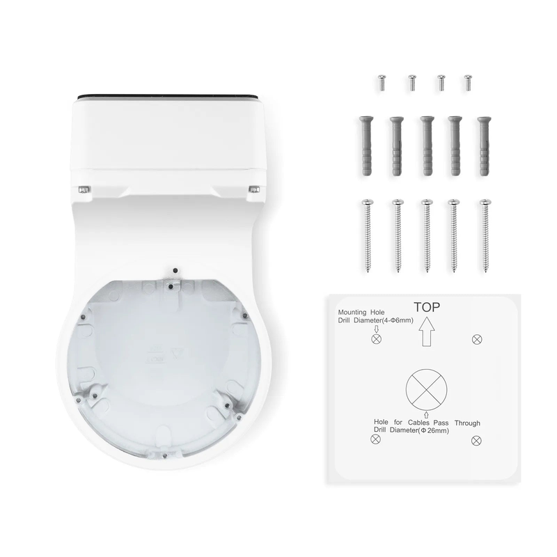 CA-WD252-V1, Outdoor Wall Mount with Junction Box for Dome Cameras