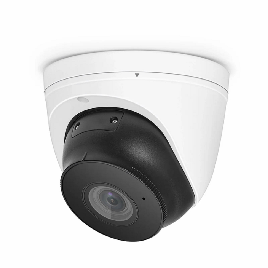 IPC104-5M-T, Super HD 5MP Turret Network Camera with Built-in Mic, 98ft Night Vision, IP67 Weatherproof, Smart Behavior Detection, PoE Network Camera with Varifocal 2.8-12mm Lens
