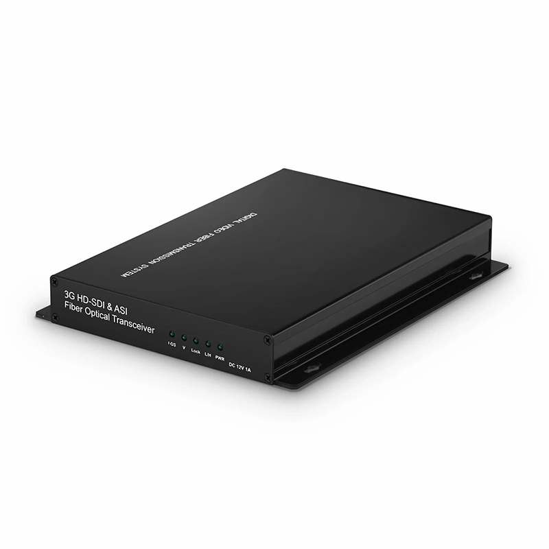 4 Channel Unidirectional HD-SDI over Optical Fiber Transmitter and Receiver Set
