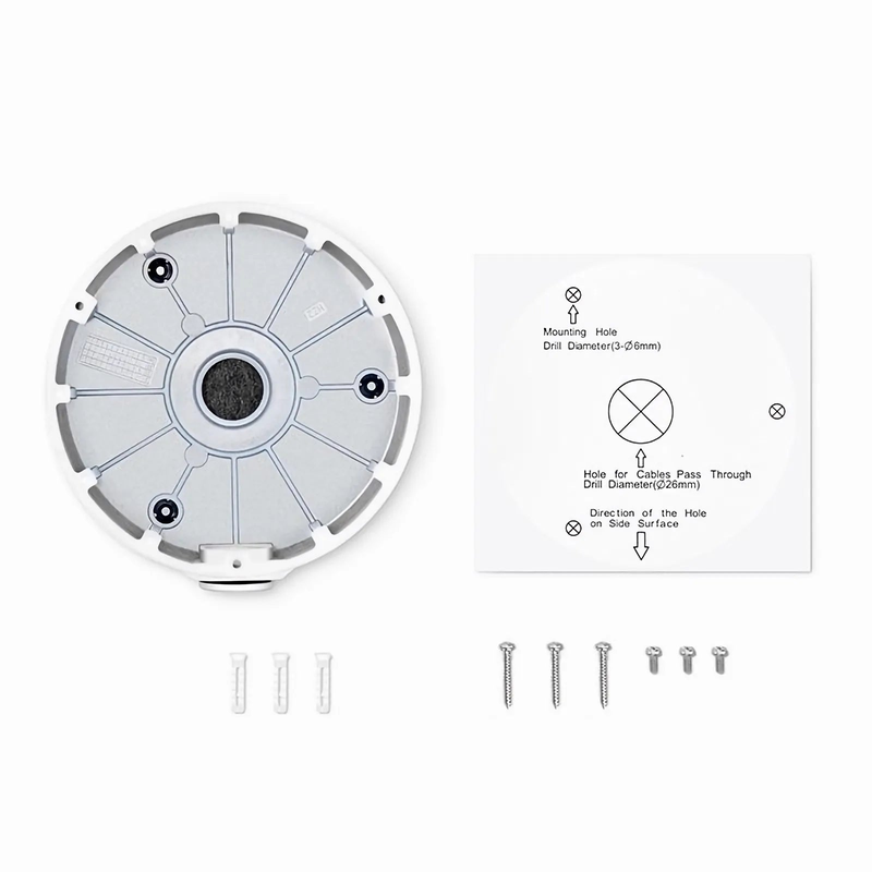 CA-JF006, Fixed Dome Junction Box for 12MP Fisheye
