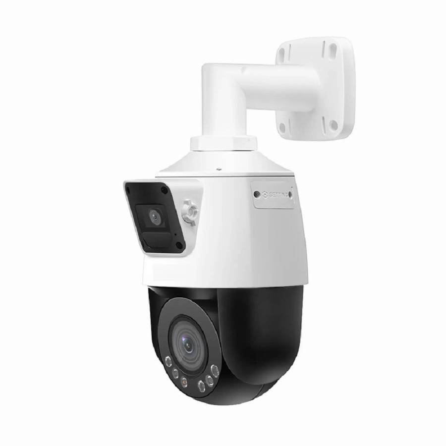 IPC204-2M-PD, 2X 2MP Dual-lens PTZ Network Camera With Two-way Audio, IP66 Weatherproof, Smart Intrusion Protection
