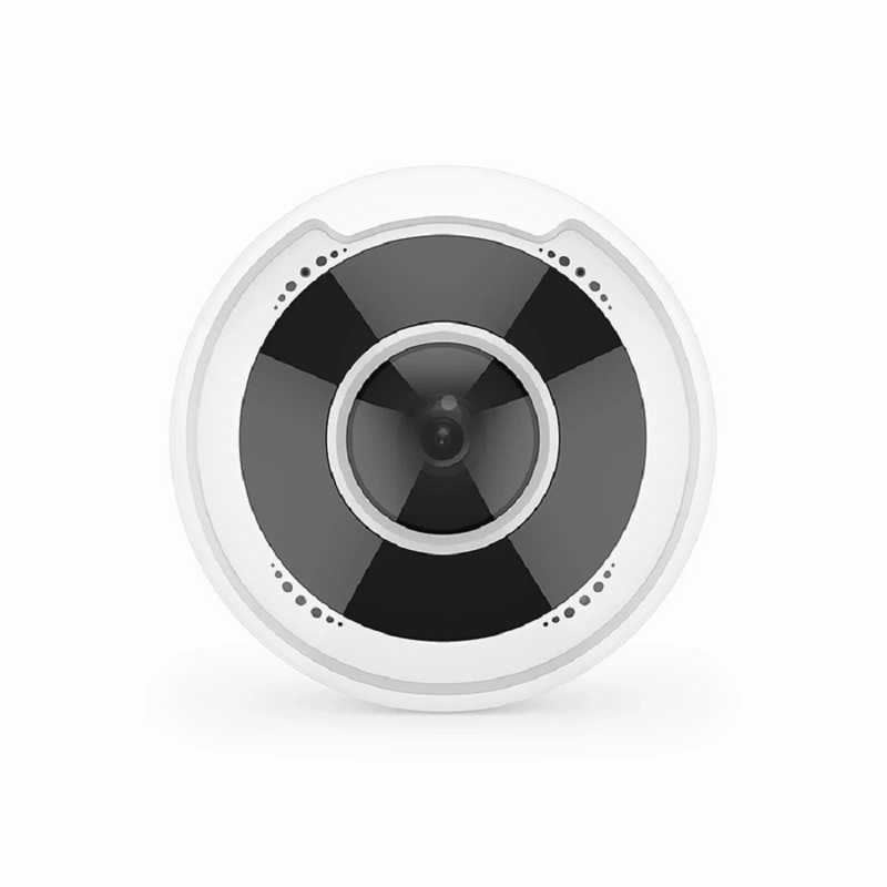 IPC301-5M-F Fisheye Camera, Fixed 5MP with Build-in Mic, 33ft Night Vision, IP66 & IK10 360° Panoramic PoE Network Camera with 1.4mm Lens