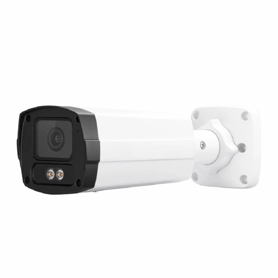 IPC501-FC-4M-B, 4MP Bullet PoE Network Camera with 98ft Color Night Vision, 120dB True WDR, Smart Intrusion Prevention, IP67 & IK10 Rating, 4.0mm Fixed Lens