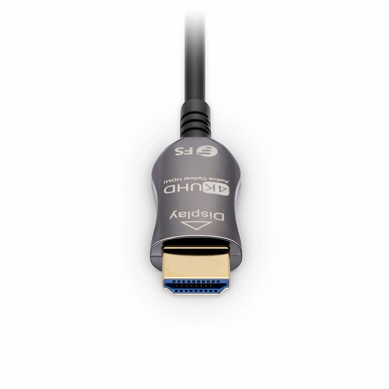 131ft (40m) 4K 60Hz PVC High Speed HDMI® Fiber Active Optical Cable (AOC) with Ethernet In Wall CL3 Rated