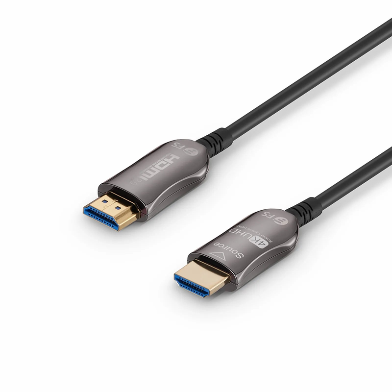 33ft (10m) 4K 60Hz PVC High Speed HDMI® Fiber Active Optical Cable (AOC) with Ethernet In Wall CL3 Rated