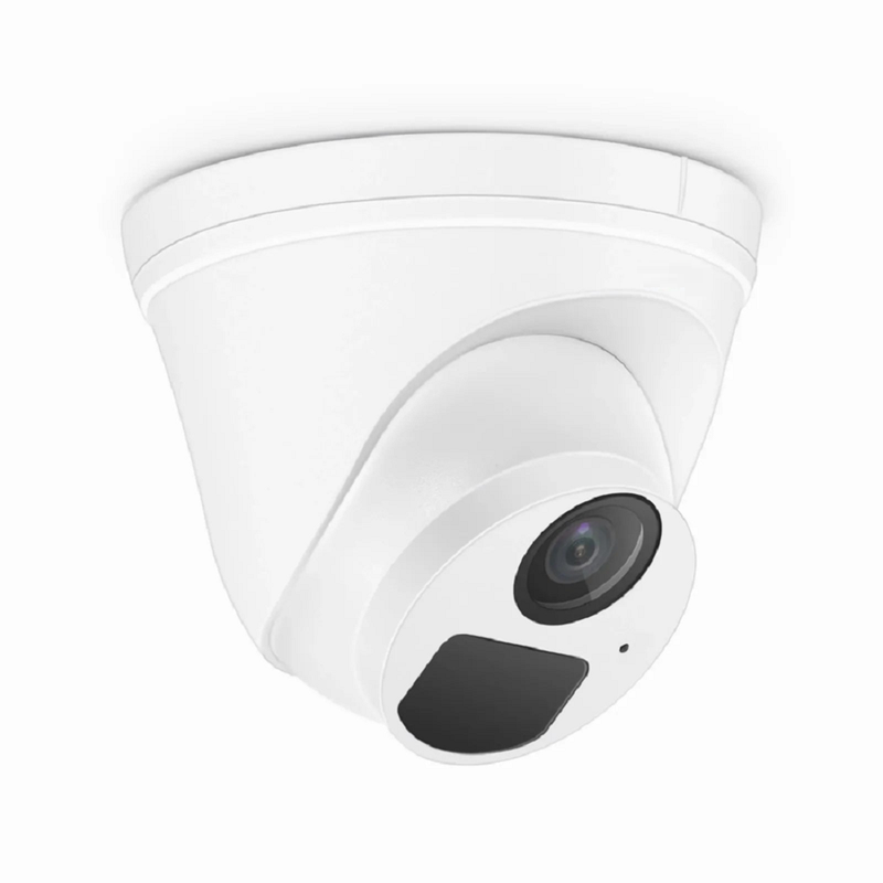 IPC101-2M-T, Full HD 2MP Turret Network Camera with Build-in Mic, 98ft Night Vision, IP67 Weatherproof PoE Network Camera with Fixed 2.8mm Lens