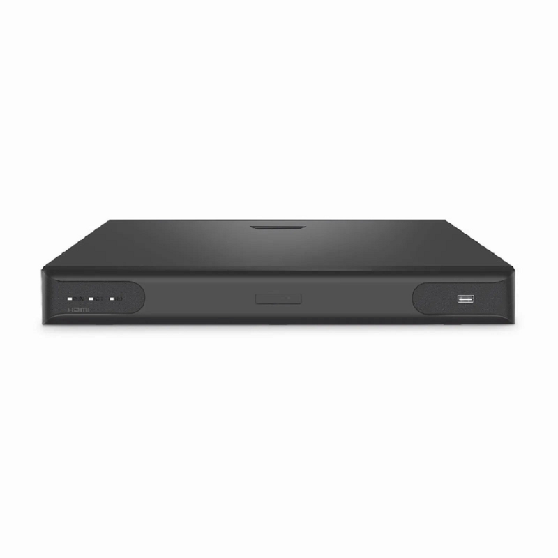 NVR102-9C, 9-Channel Network Video Recorder, Record 9CH 4K@30fps, Live View/Playback 2CH 4K@30fps, Supports up to 2x8TB Hard Drive (Not Included)