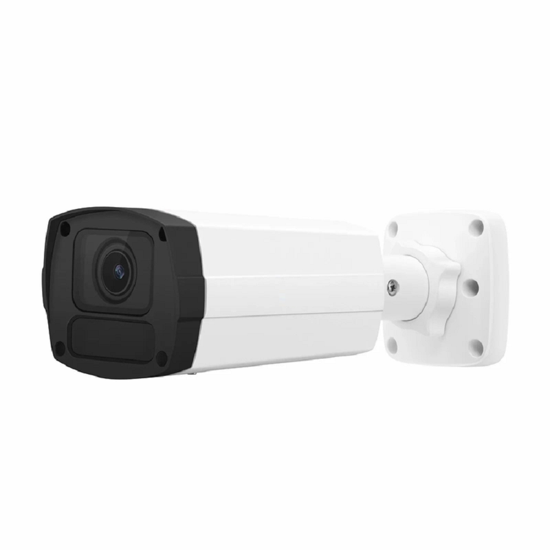 IPC501-FC-8M-B, 8MP Bullet PoE Network Camera with Built-in Mic, 98ft Color Night Vision, 120dB True WDR, Smart Intrusion Prevention, IP67 & IK10 Rating, 4.0mm Fixed Lens