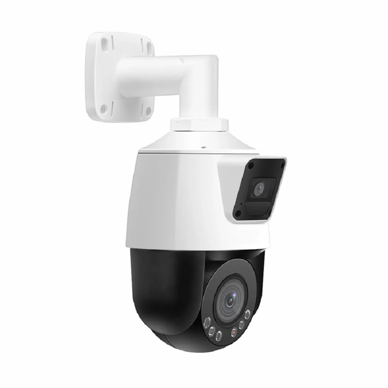 IPC204-2M-PD, 2X 2MP Dual-lens PTZ Network Camera With Two-way Audio, IP66 Weatherproof, Smart Intrusion Protection