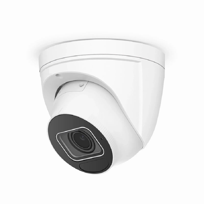 IPC501-FC-8M-T, Super HD 8MP Turret Network Camera, Intelligent Color, 98ft Night Vision, IP67 & IK10 Weatherproof PoE Network Camera with Fixed 2.8mm Lens