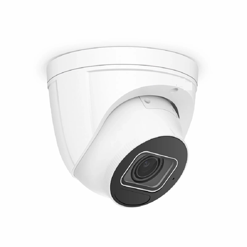IPC305-5M-T Turret Camera, with 2.7 ~ 13.5mm Varifocal Lens, 5MP Resolution, Built-in Mic, 131ft Night Vision, Smart Intrusion Prevention, IP67 & IK10 PoE Network Camera