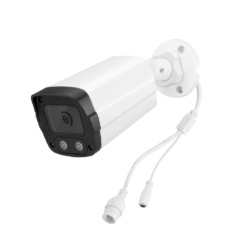 IPC201-8M-B Bullet Camera, with Fixed 2.8mm Lens, 8MP Resolution, Built-in Mic ＆ Speaker, 98ft Night Vision, Smart Person/Vehicle Detection, IP67 PoE Network Camera