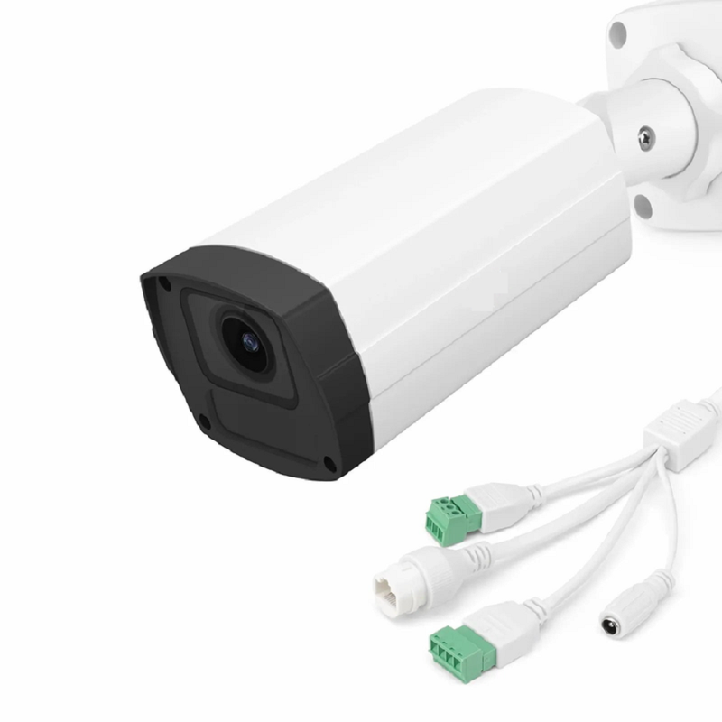 IPC304-8M-B Bullet Camera, with 2.8 ~ 12mm Varifocal Lens, 8MP Resolution, Built-in Mic, 164ft Night Vision, Smart Intrusion Prevention, IP67 & IK10 PoE Network Camera
