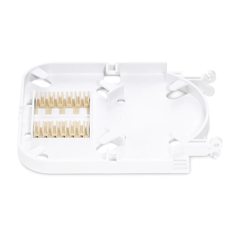 12 Fibers Fusion Splice Tray, ABS Plastic, 0.39''x4.33''x5.12'', Suitable for FS-S010-1O4R-6-12F